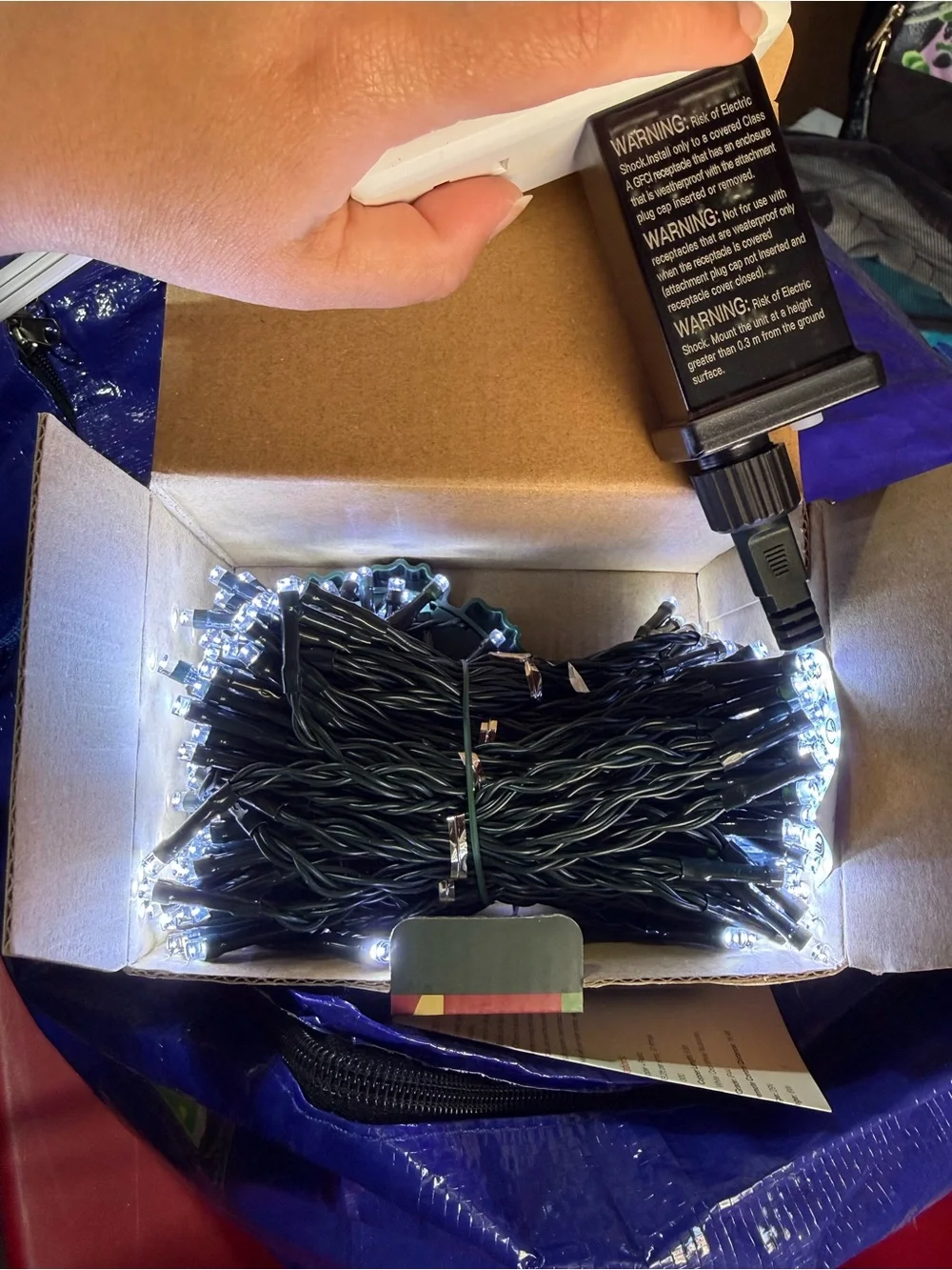 Warm White Christmas Tree String Lights